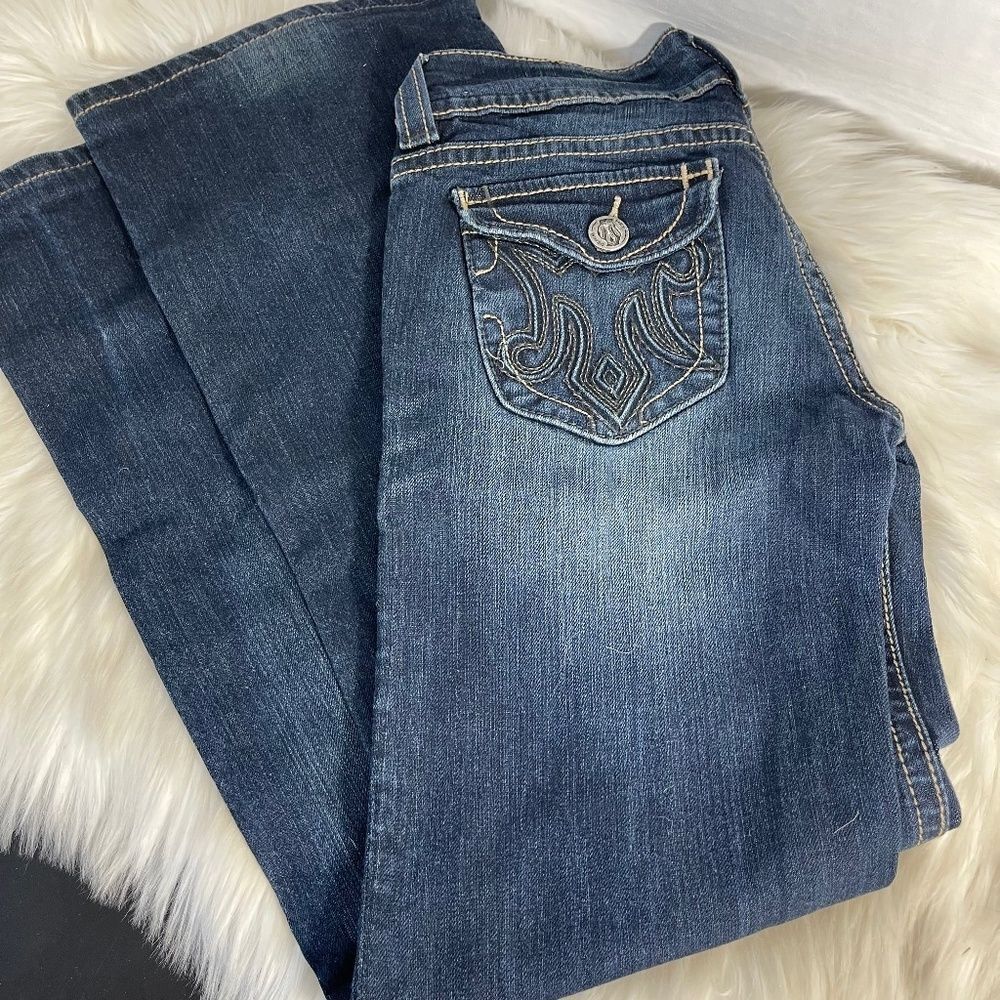 MEK Denim Madiera Wide Leg Jeans Sz 26 X 34